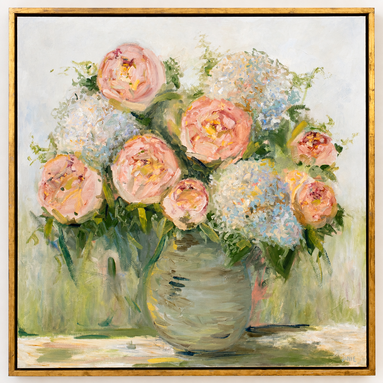 Peonies and Hydrangeas