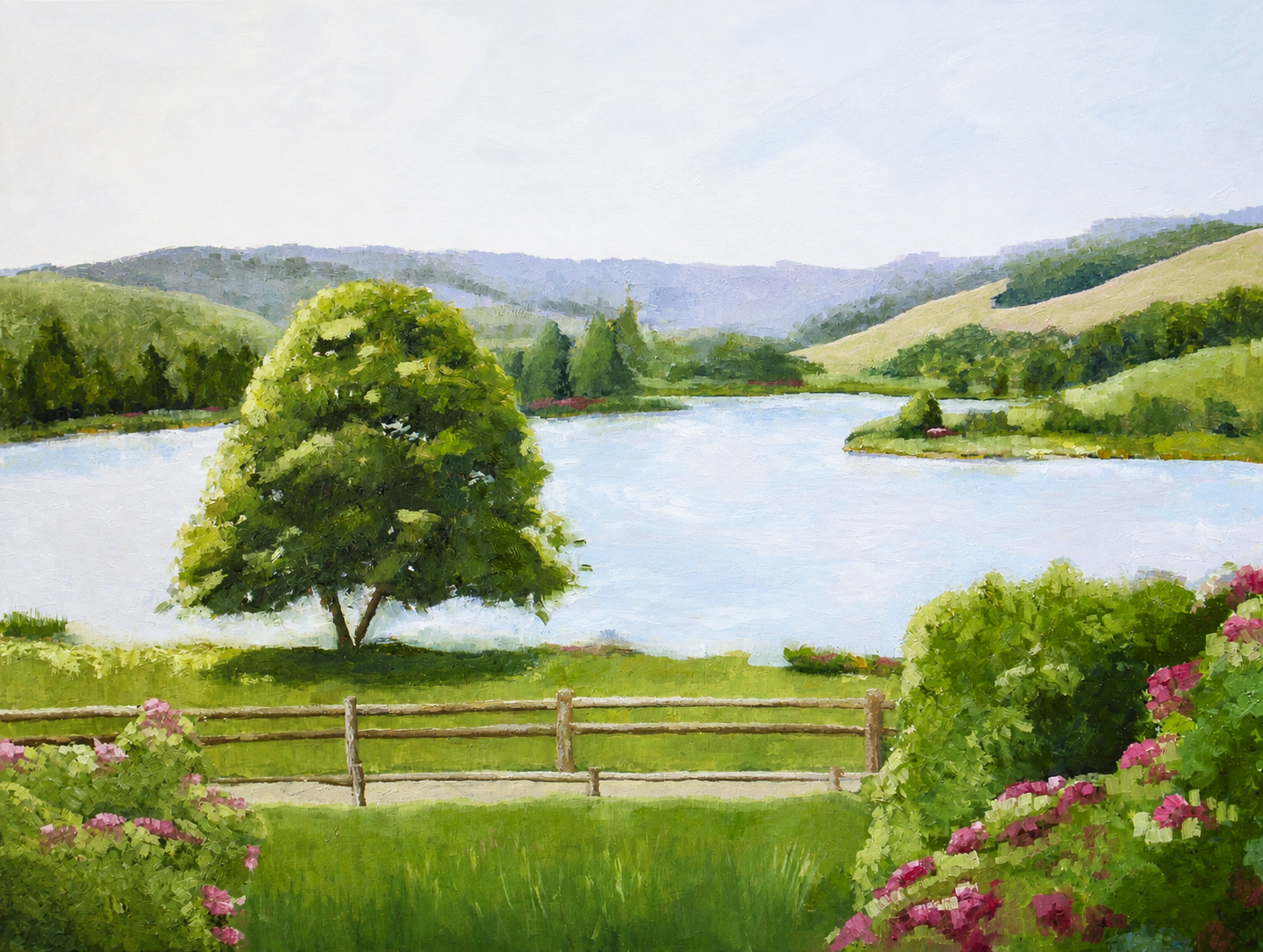 Gardens of Hope, original oil 36x48